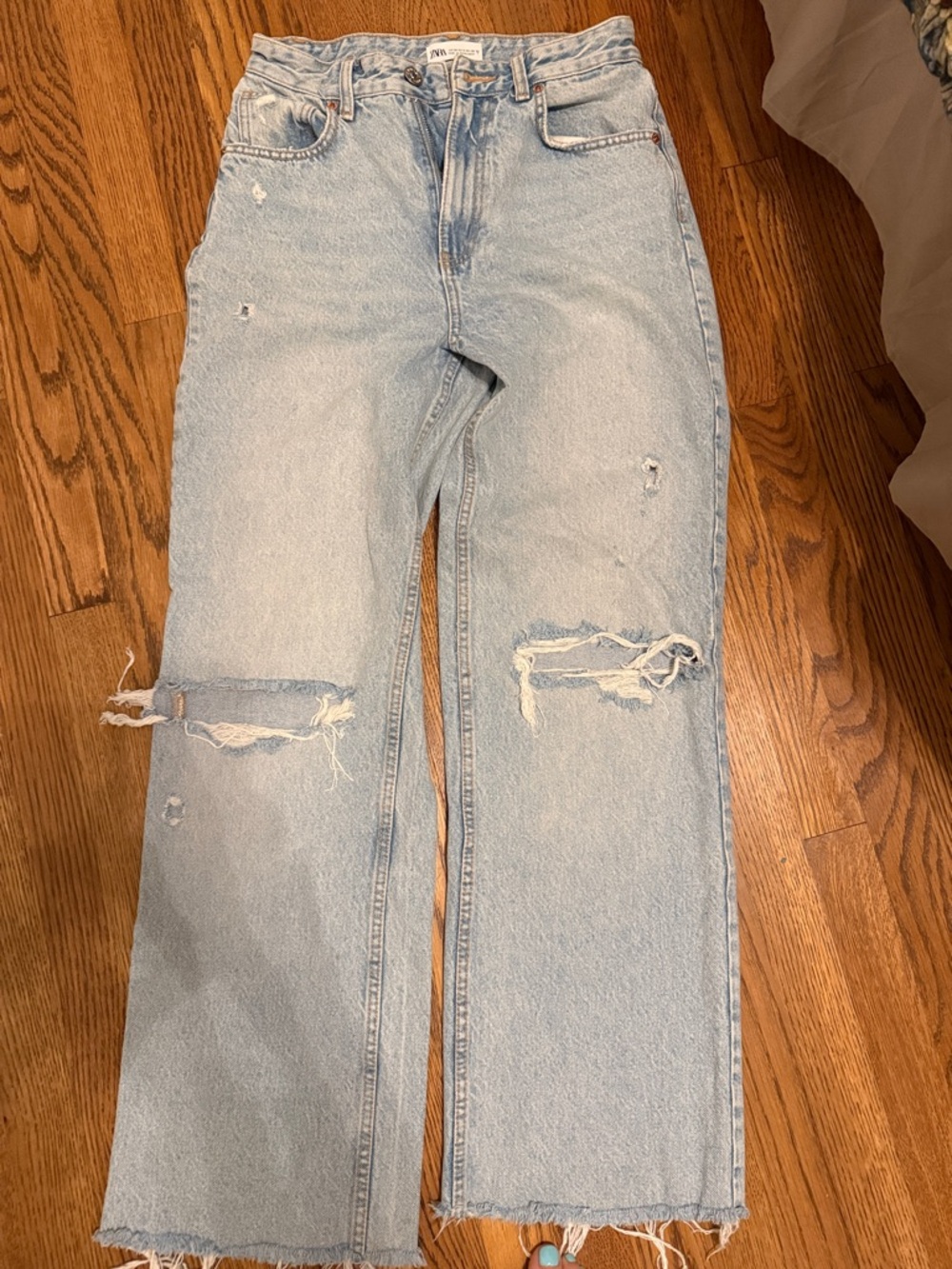 Zara Light Blue Denim Jeans